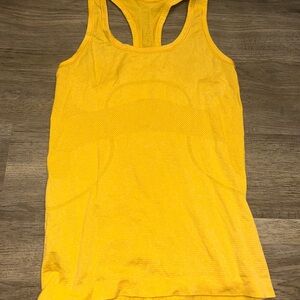 Lululemon Athletica Yellow Tank Top